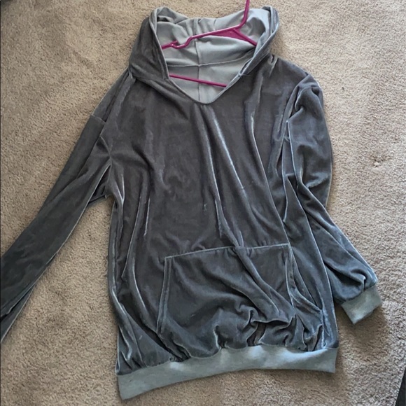 velvet hoodie - Picture 3 of 3
